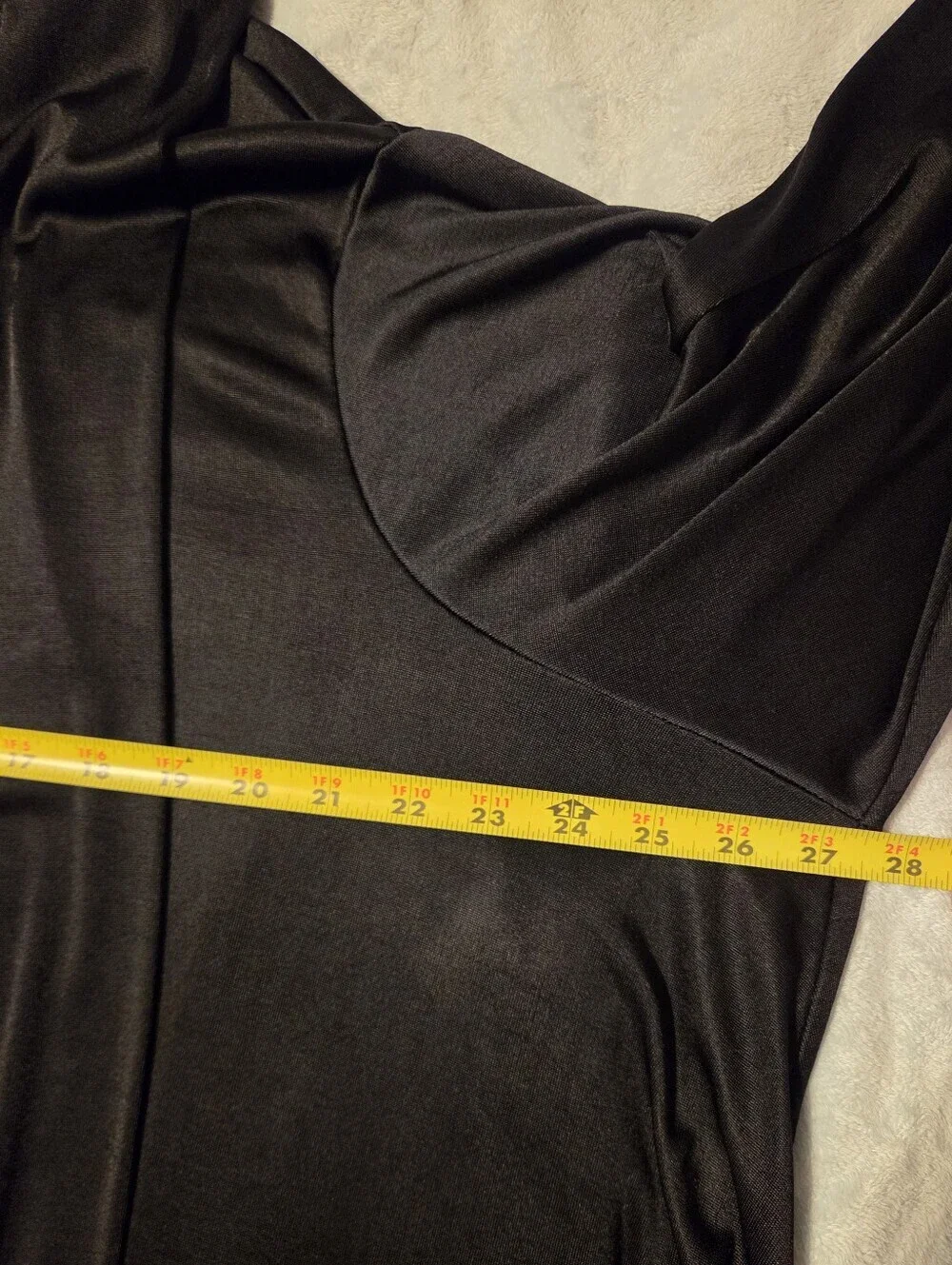 Chelsea Studio Black Open Front Draped Cardigan Women's 2XL